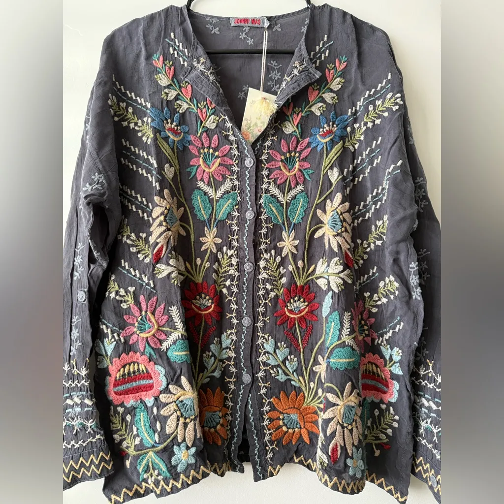 CASSIA BUTTON DOWN BLOUSE - Image 2