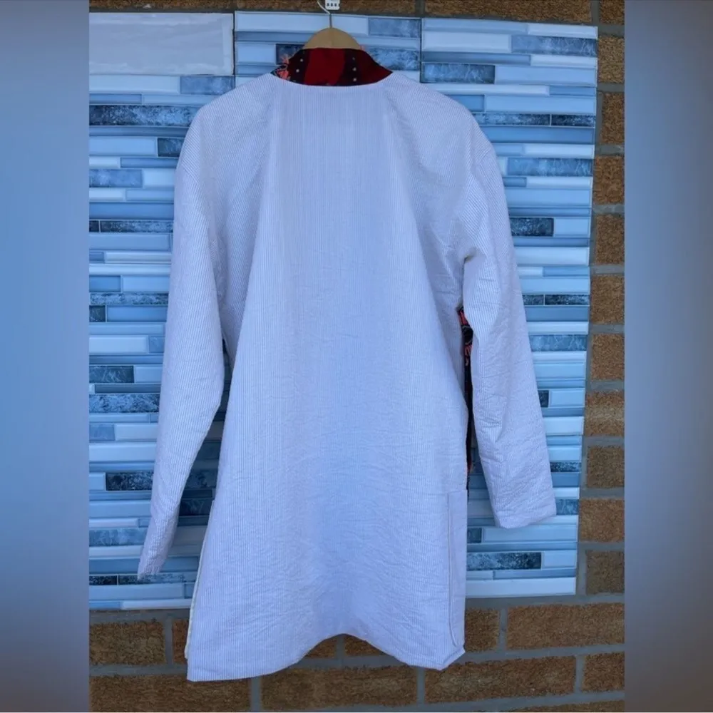 Palmiers du mal kimono jacket size large White - Image 14