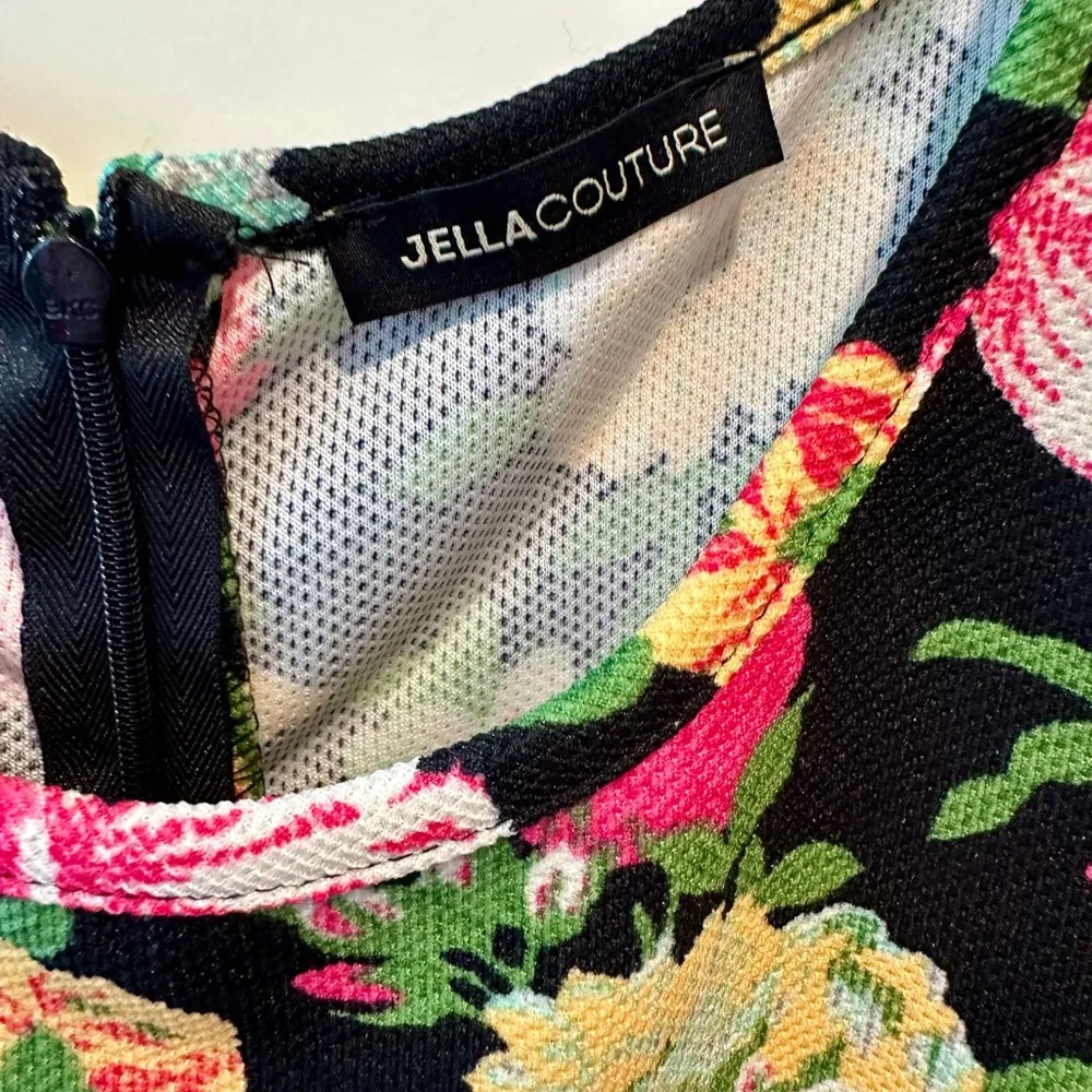 Women's‎ Jella Couture Fit And Flare Floral Print Dress Size Medium EUC - Image 3