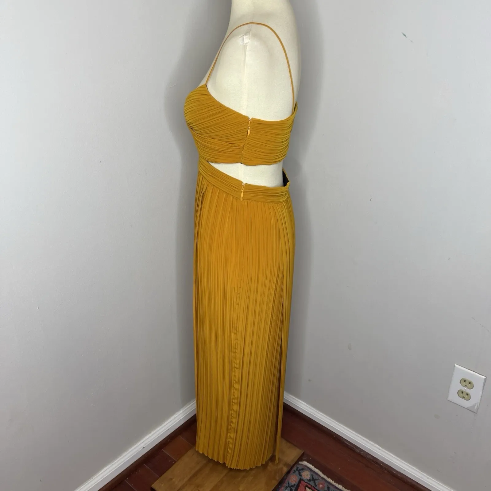 A.L.C Sienna Dress in Marigold‎ Sz 4 - Image 3