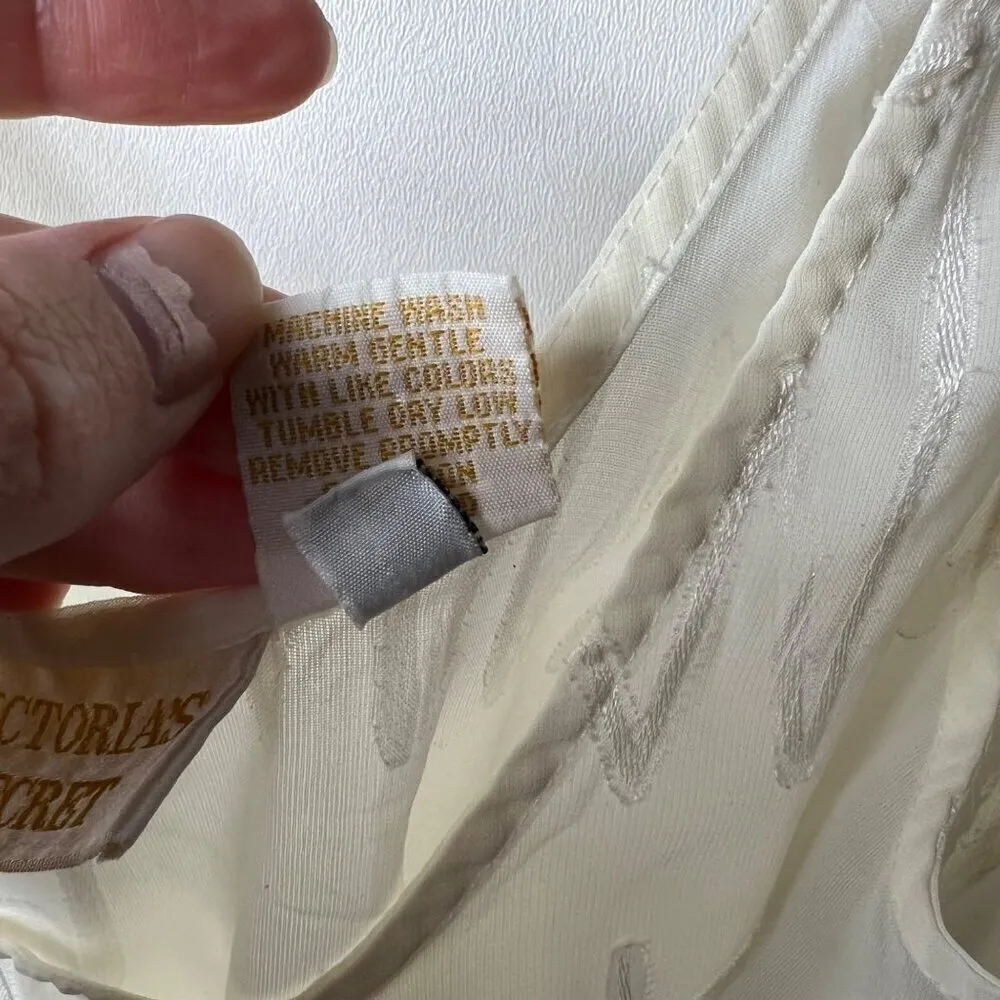 Vintage Victoria's Secret‎ gold label chemise sheer top women’s size small - Image 6