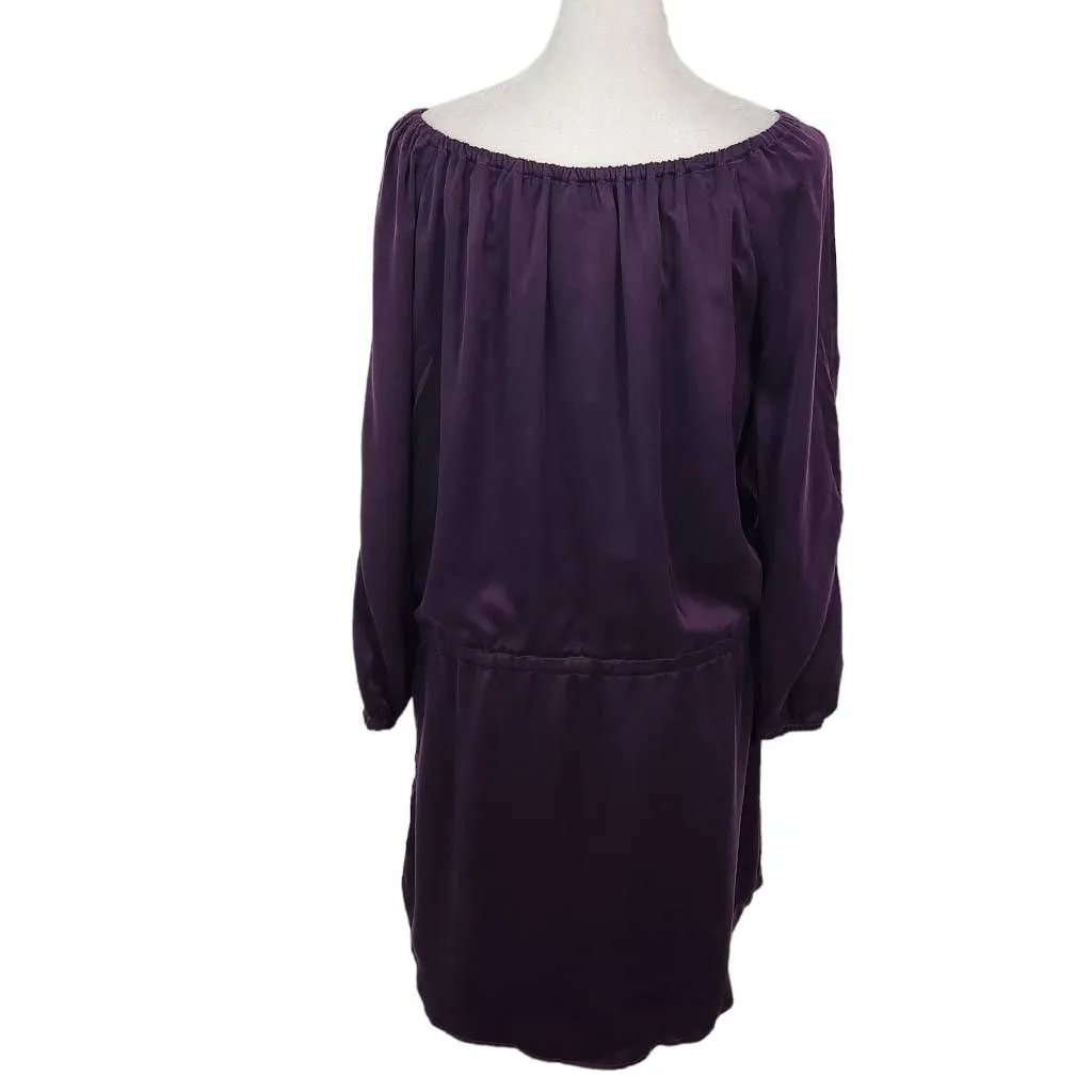 Chaser  Purple Mini Dress with Drawstring Waist NWT Size Medium - Image 2