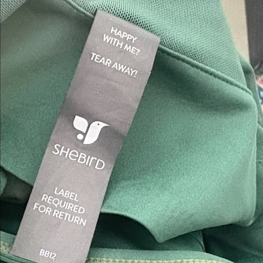 Shebird The Savannah Strappy Maxi Bra Dress Green Small Bamboo Summer $142 - Image 8