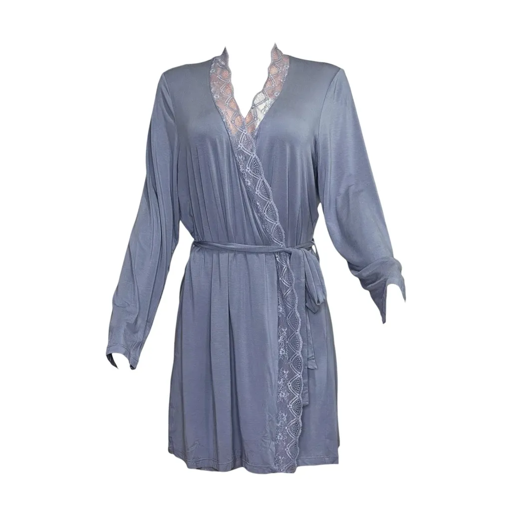 Eberjay EBERJEY Georgina Tencel Modal Robe,Peppercorn, Medium - Image 11