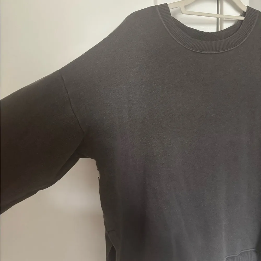 Dark Gray Oversized Sweatshirt - Image 2