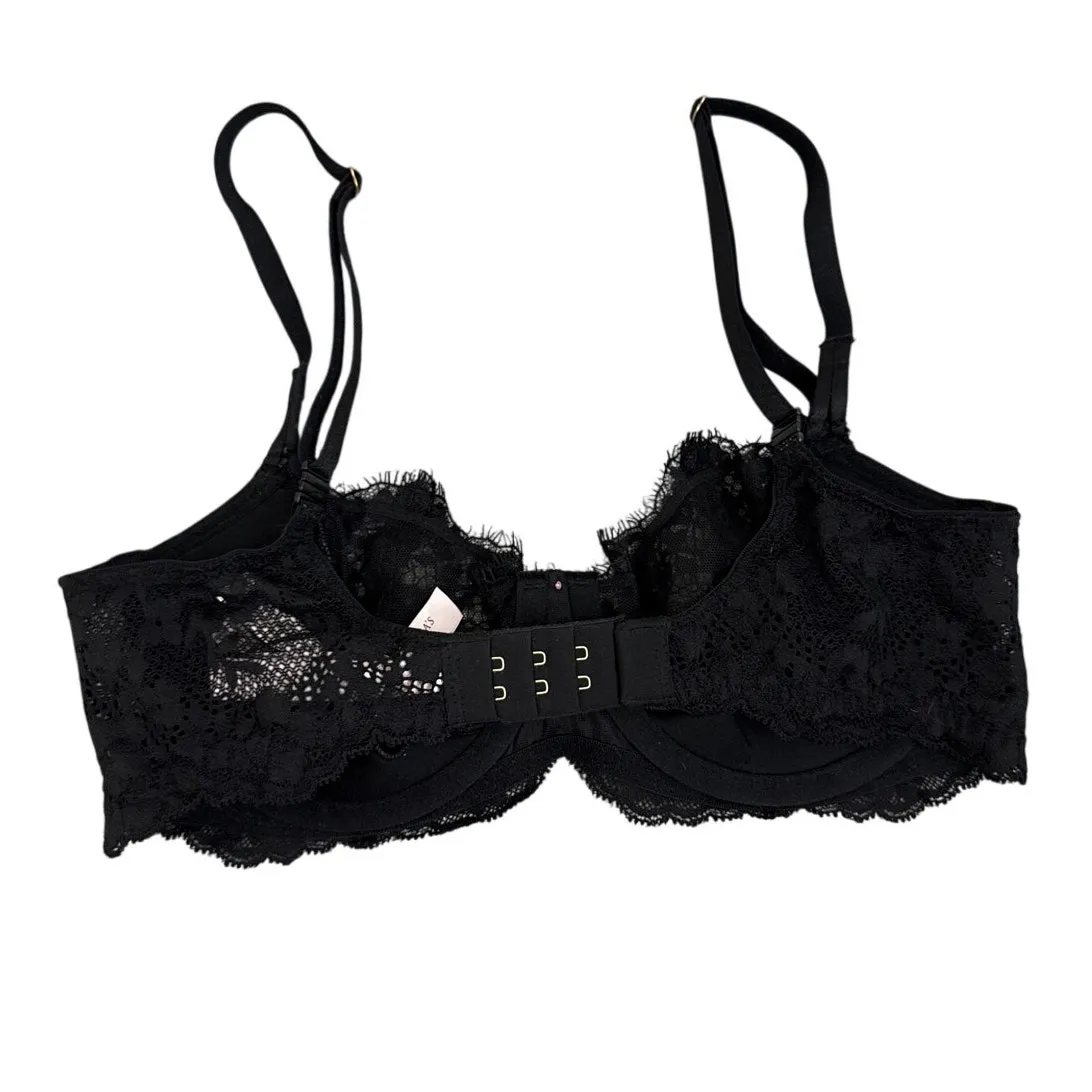 NWOT Victoria's Secret Bra Dream Angels Unlined Uplift Sling Lipstick Black 32D - Image 2