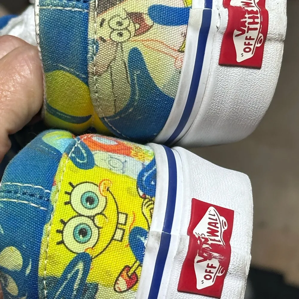 Vans X Spongrbob Collab Slide On Sneaker w/release box 8.5 Men’s OR 10 Women - Image 12