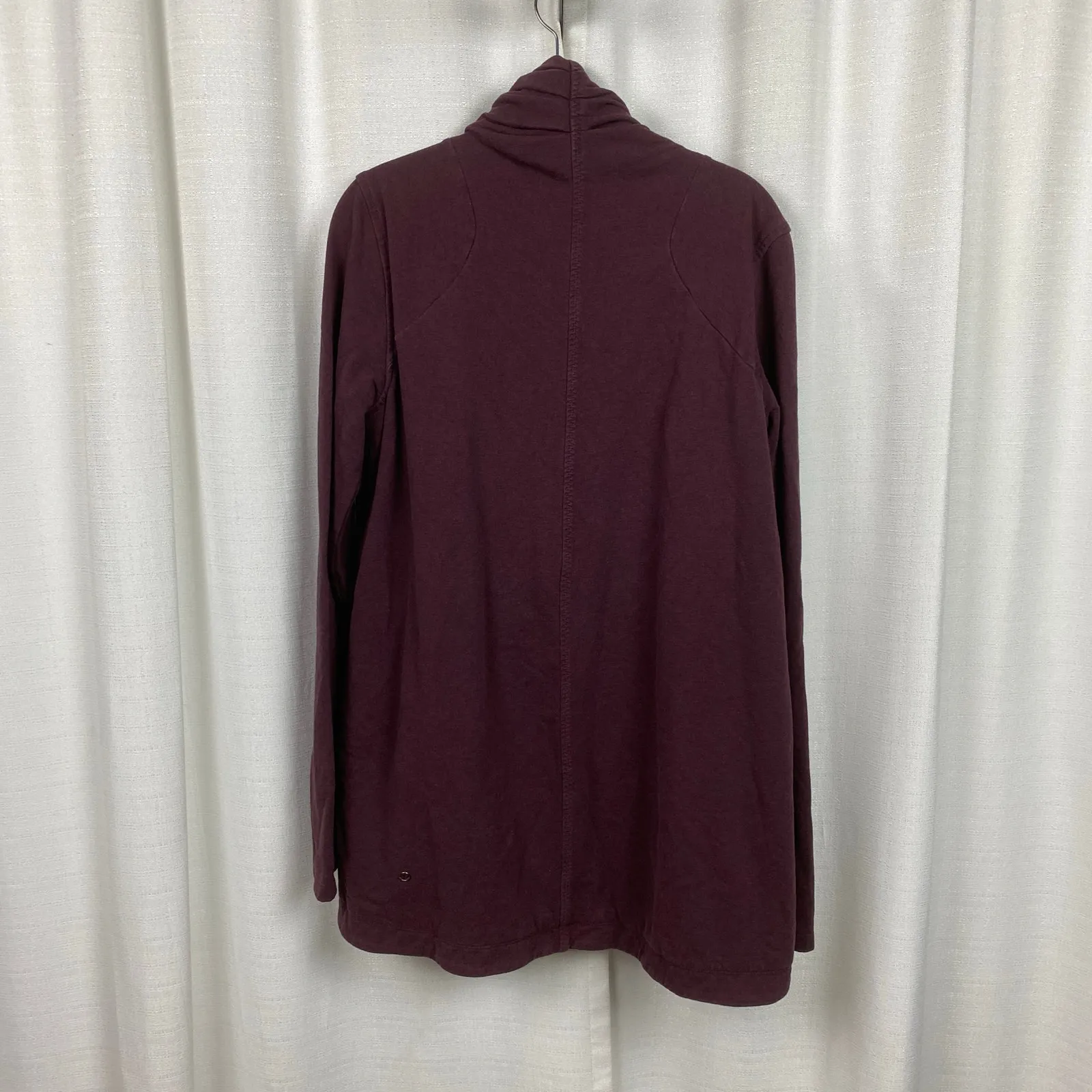 Lululemon  Heathered Bordeaux That’s A Wrap Button Jacket Sz.10 - Image 11