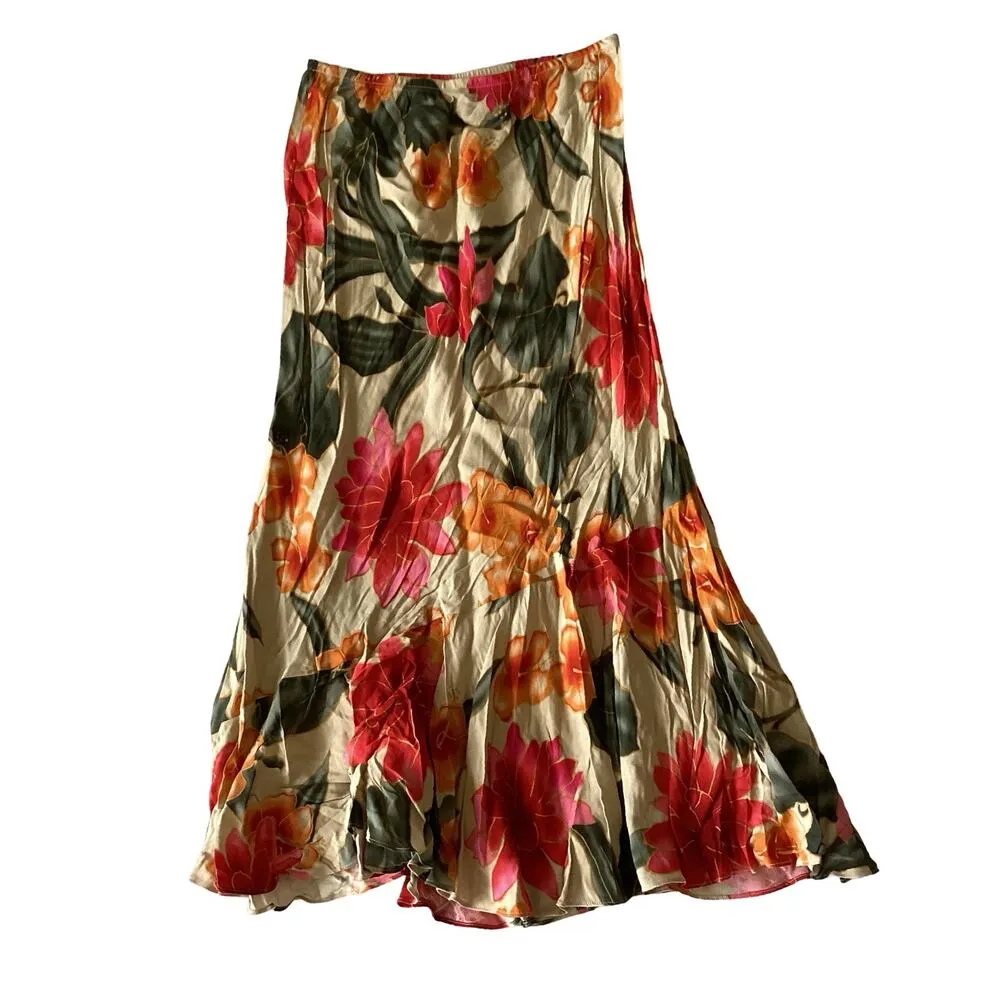 Strategy Floral Print Skirt Pink Size M - Image 3