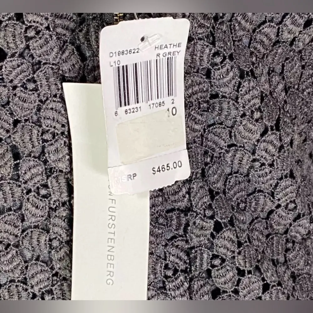 Diane Von Furstenberg Caritan Lace Dress Size 6 Retails $465 - Image 8