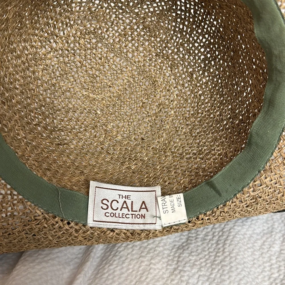 Scala Tan Wide-Brim Straw Hat - Image 3