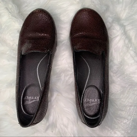 Dansko Brown Cobblestone Olivia Leather Loafer‎ - Image 2