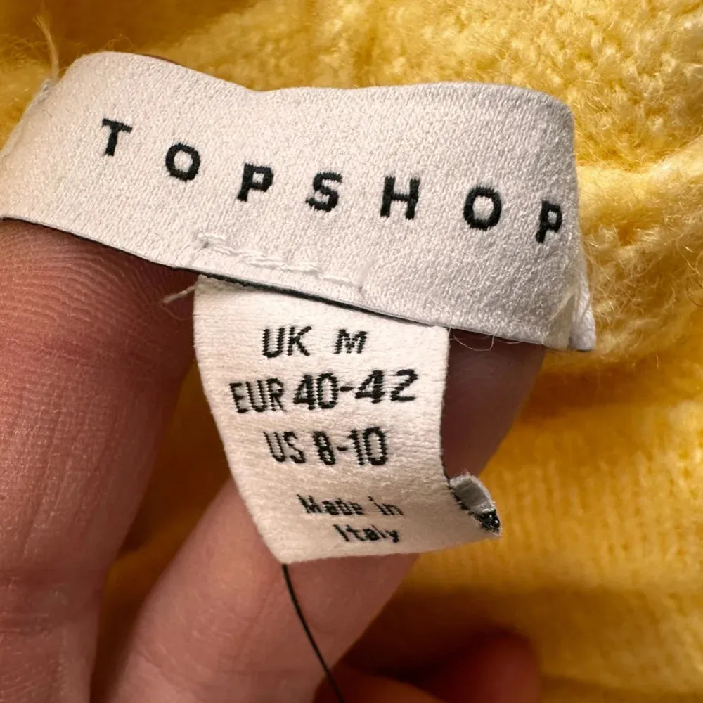 NWT Topshop knitted hoodie in lemon - Image 11