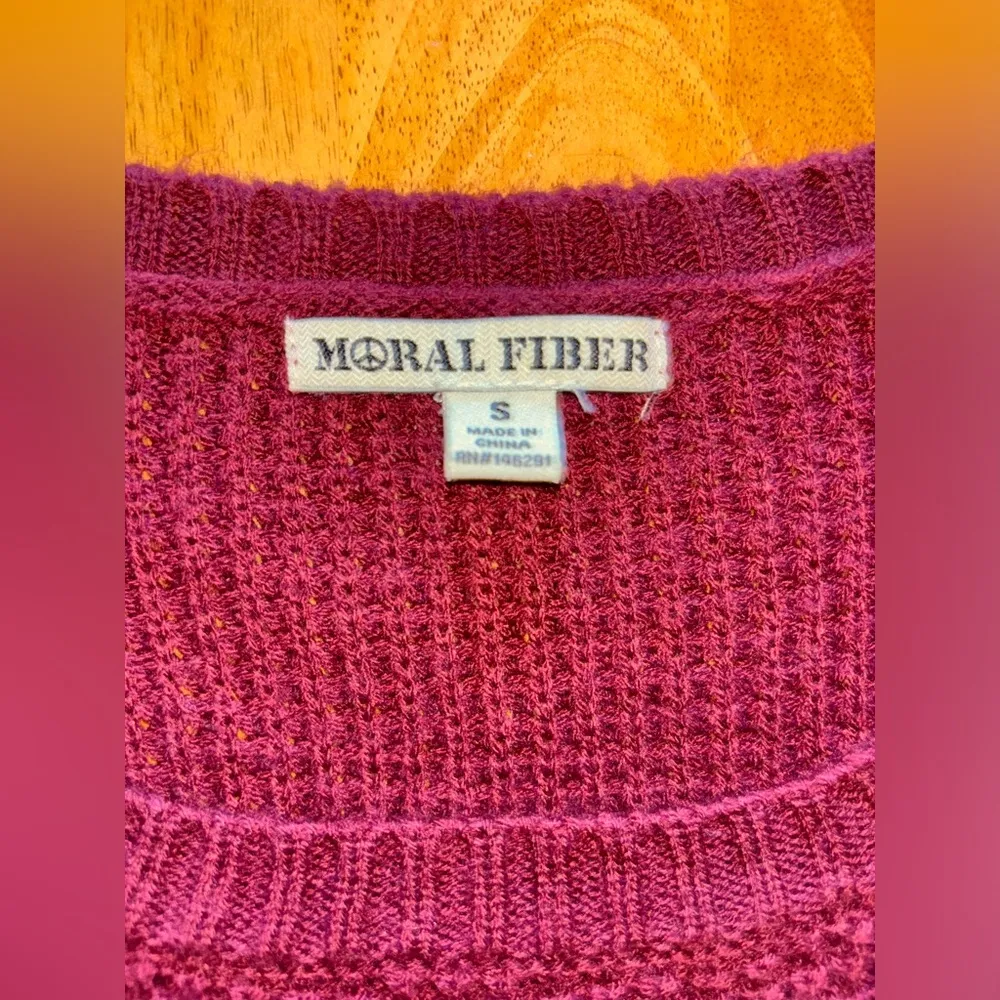 Women's Burgundy Knit Dress - Image 11