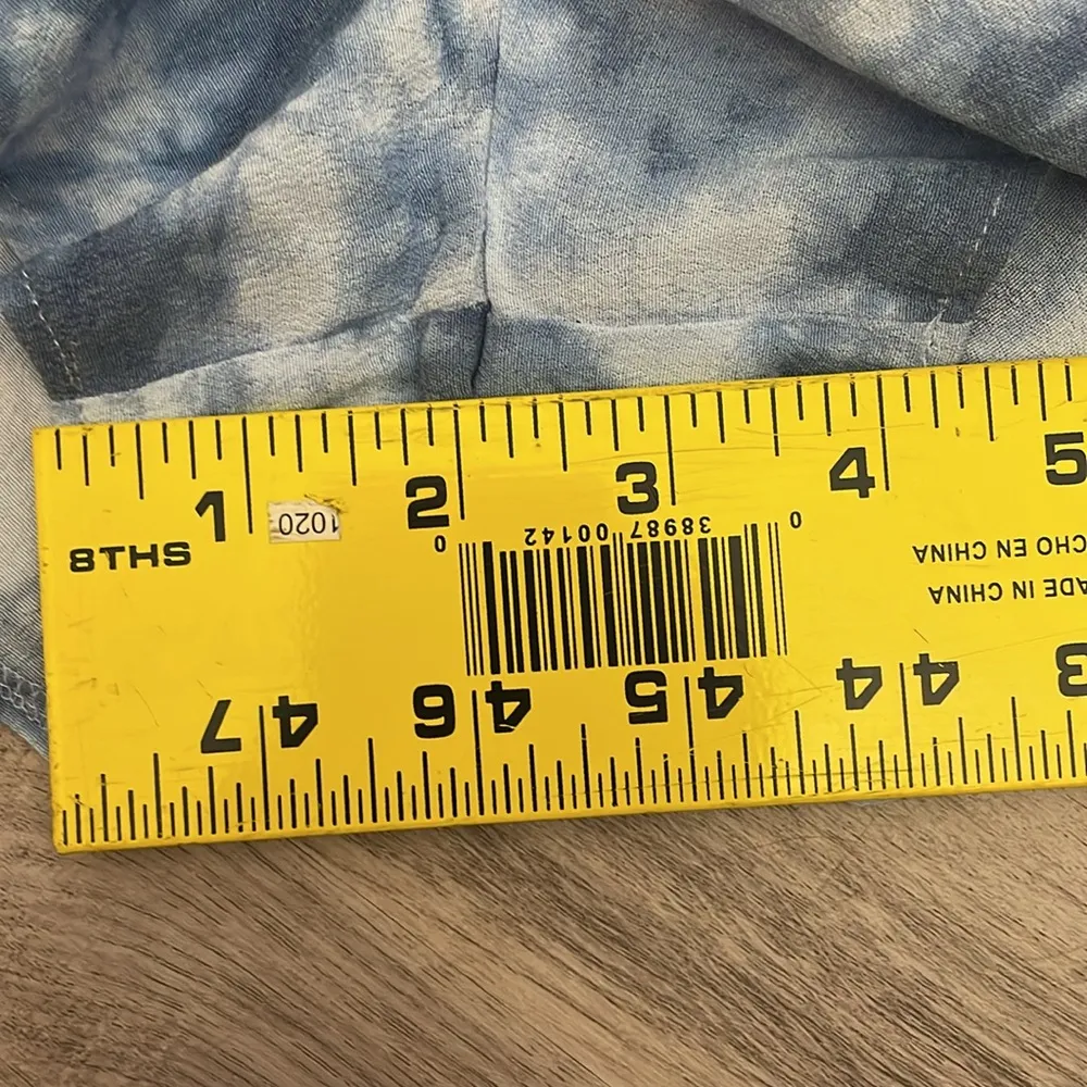 PINK Victoria’s Secret Blue Tie Dyed Elastic Waist Lightweight Shorts Size XS - Image 10