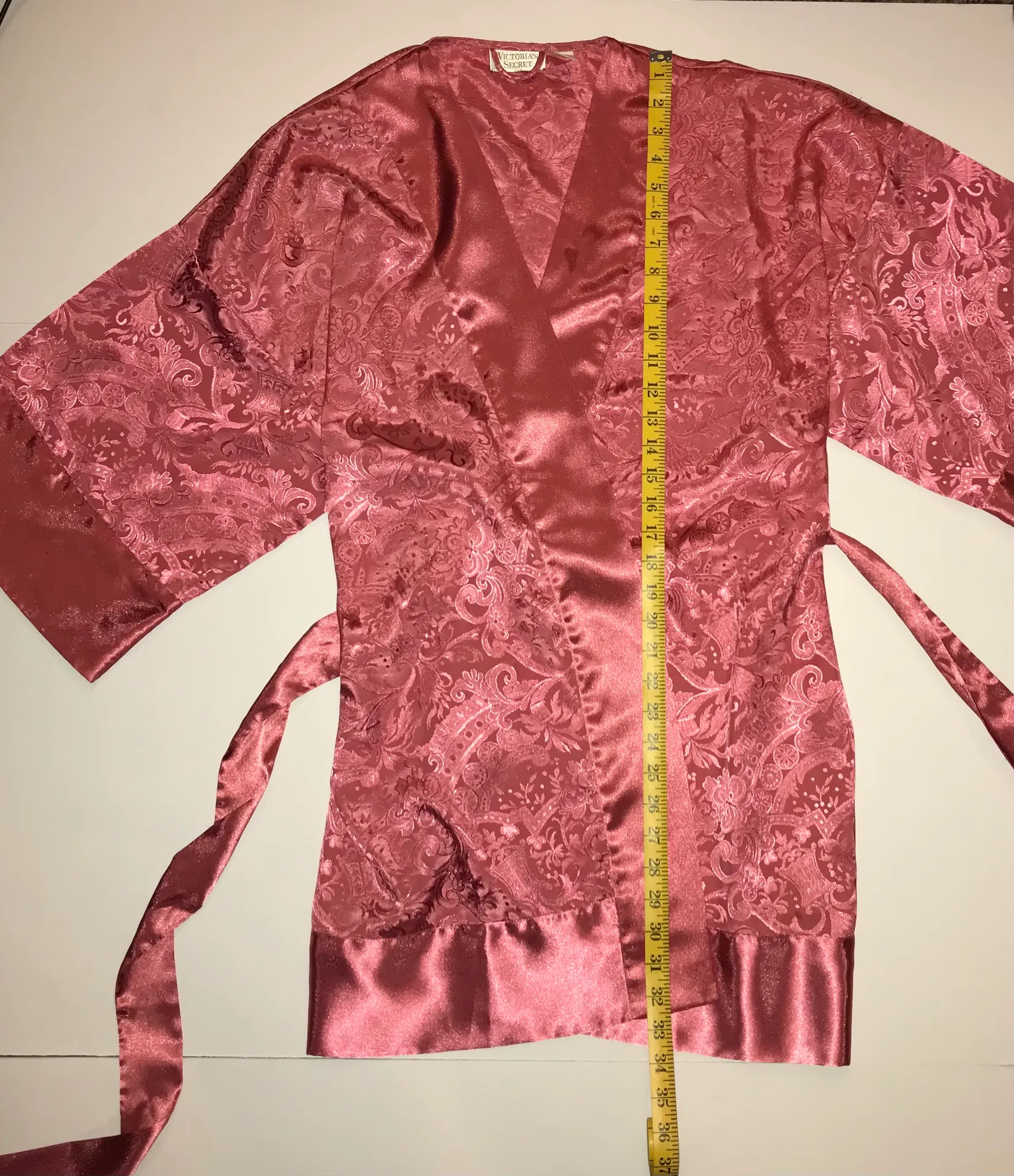 Victoria's Secret Pink Silk Robe - Image 8