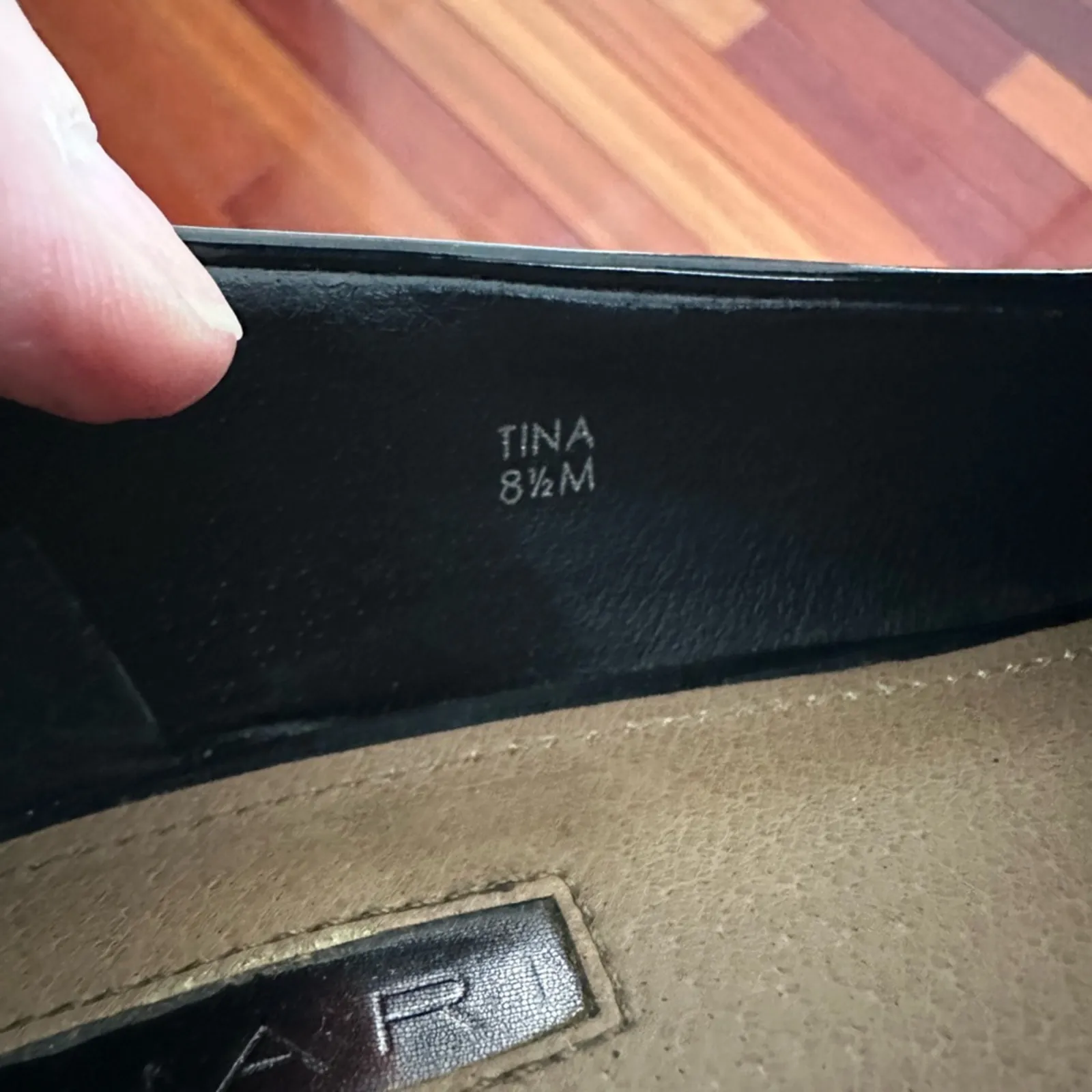 Tahari Black Patent Leather Loafers Goth Preppy Academia Twee Size 8.5 Tina - Image 6