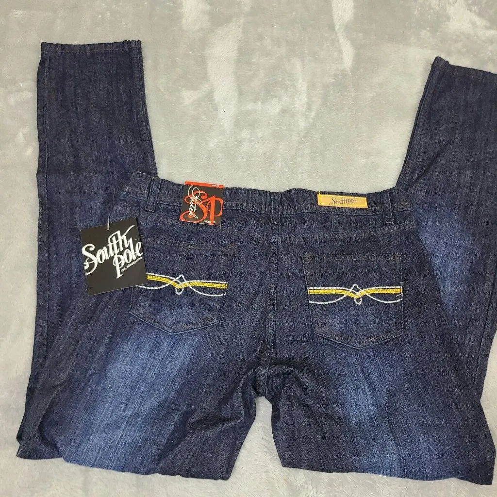 Southpole Women's Premium Denim Jeans Black Stretch Embellished Size 9 NWT - Image 16