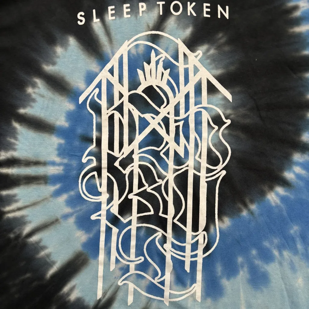 Sleep Token This Place Will Become Your Tomb Rock Band Tie-Dye T-Shirt Size 2XL - Image 2