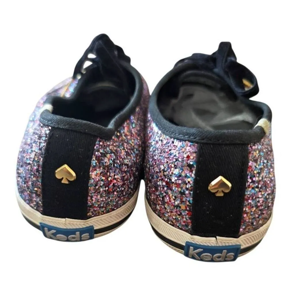 Keds X Kate Spade New York Champion Glitter Sneakers Size 7.5 - Image 8