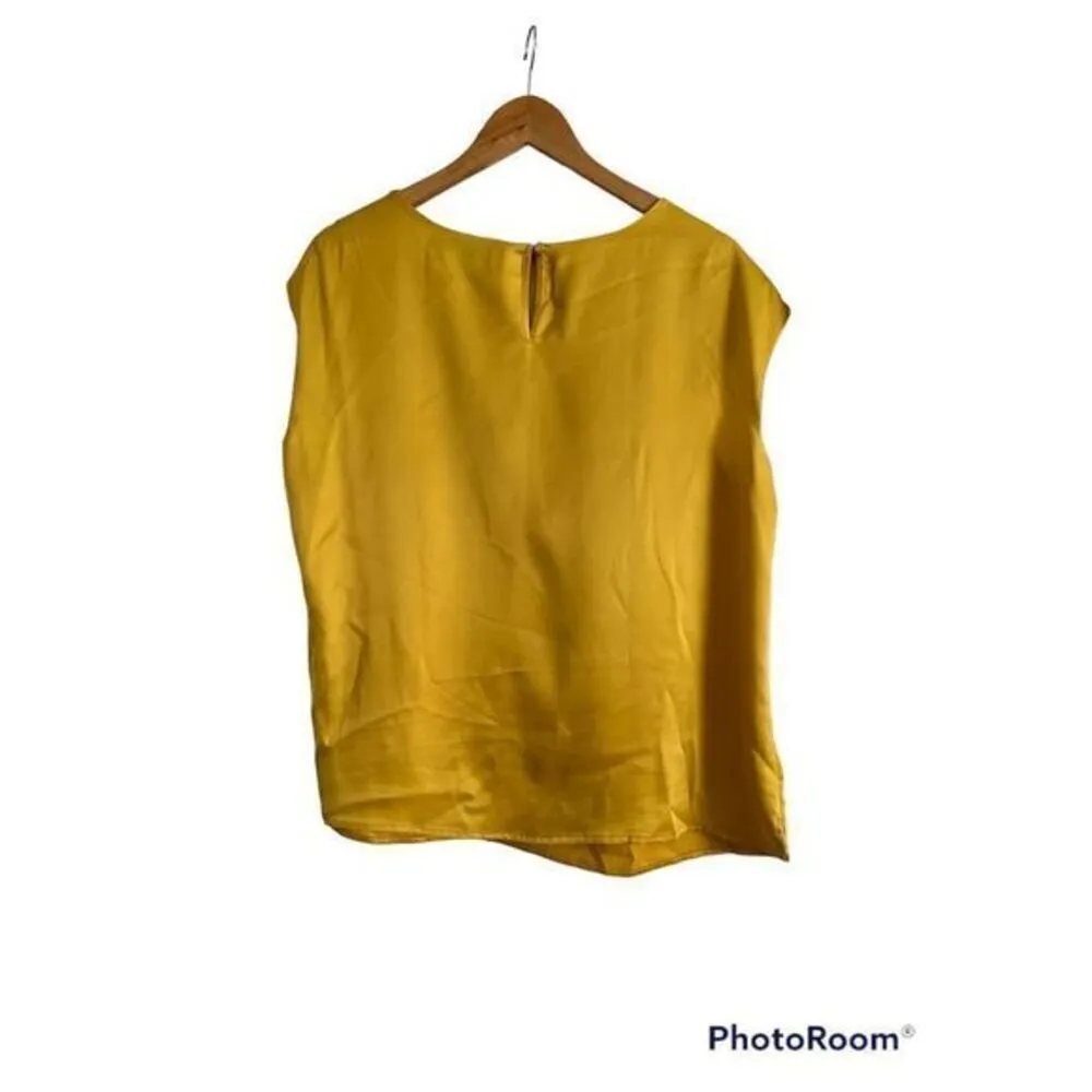 Kasper sleeveless sateen‎ Blouse Size PXL - Image 2