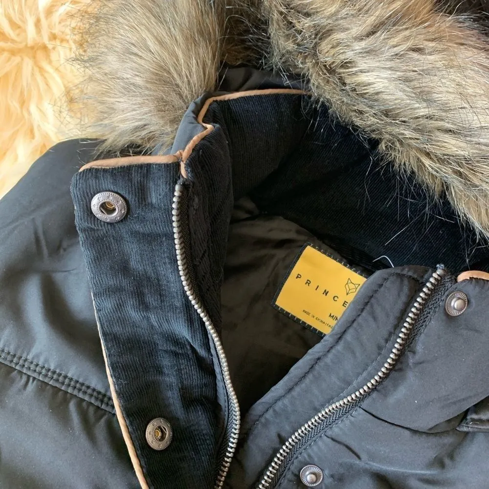 AEROPOSTALE PRINCE&FOX FULL ZIP  HOODED PARKA VEST - Image 2