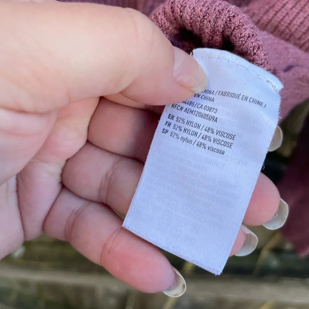 AMERICAN EAGLE MAUVE BRAIDED SWEATER - Image 3