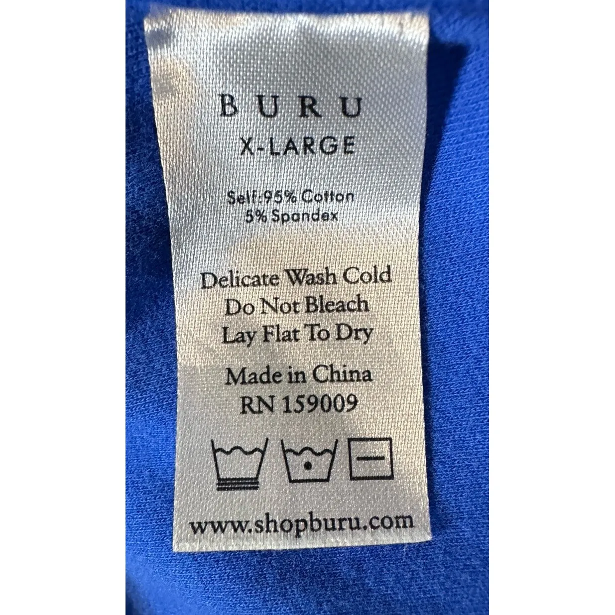 BURU Royal Blue Turtleneck Long Sleeve Maxi Dress - Image 9