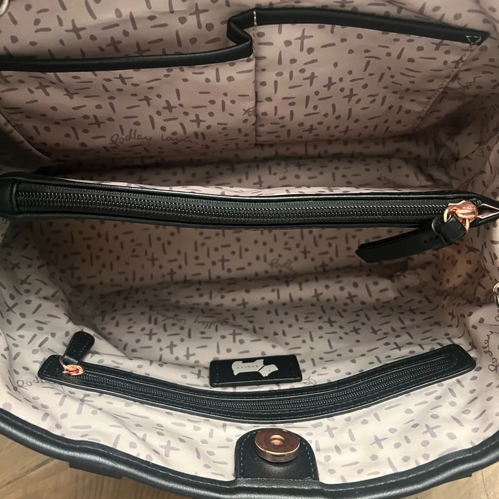 NWOT Radley London black Scottie Dog tote bag - Image 13