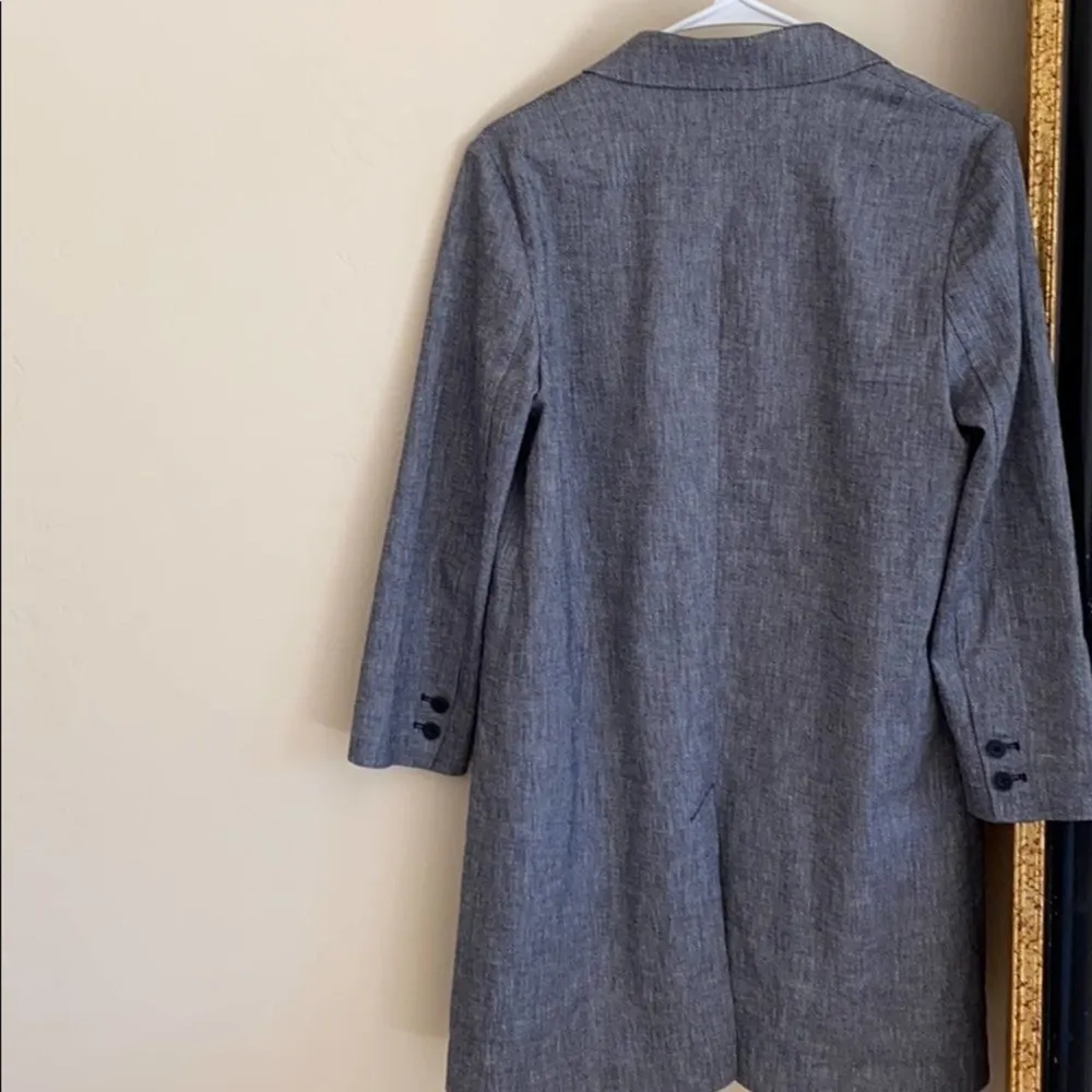 Anthropologie Cartonnier long single button oversized blazer - Image 6