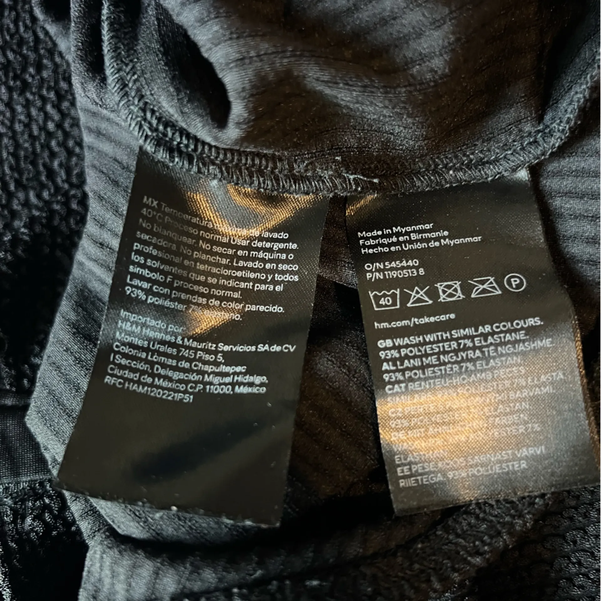 H&M Charcoal Ribbed One Shoulder Bodysuit - Image 5