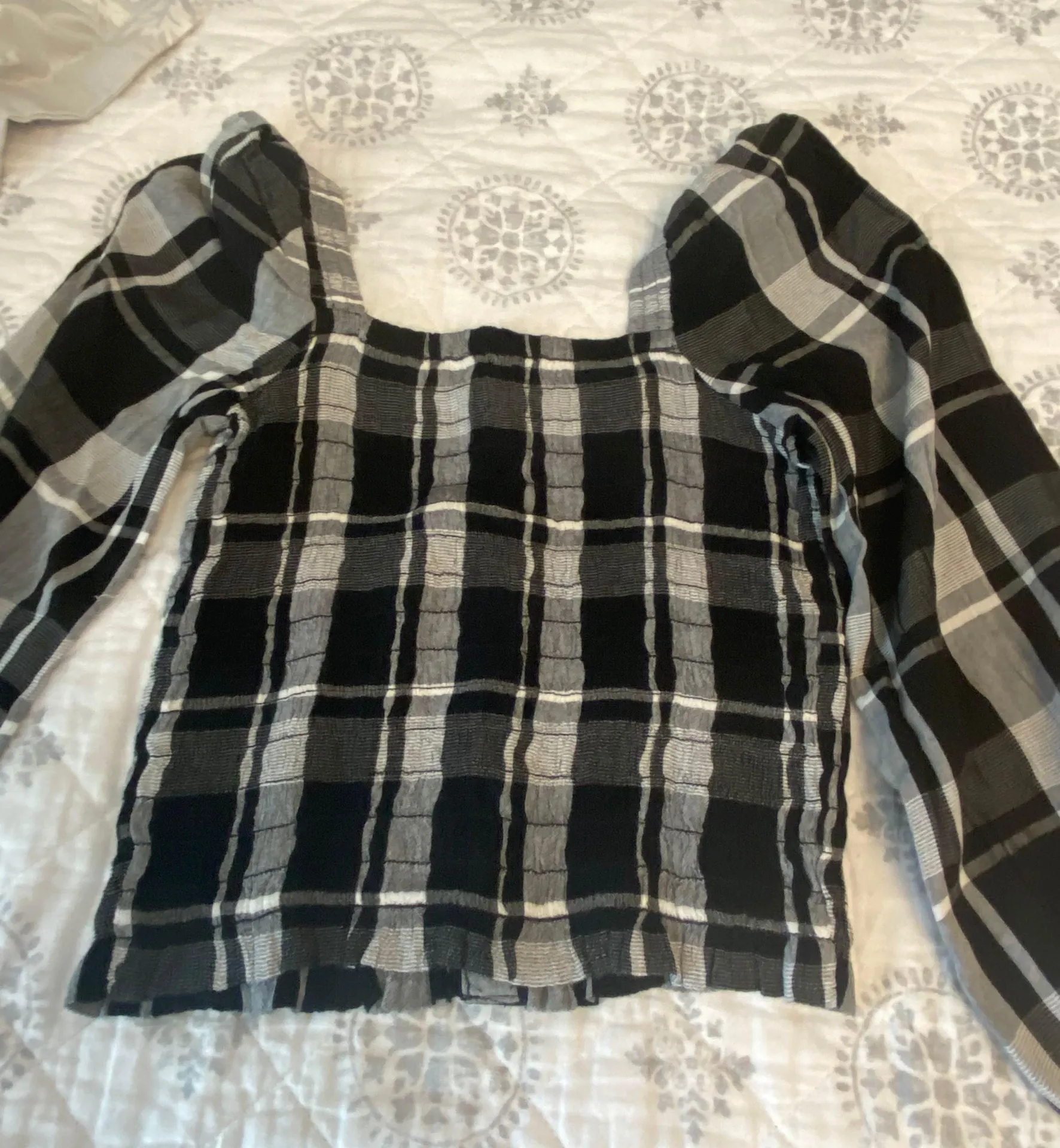 Plaid Crop Top - Image 2