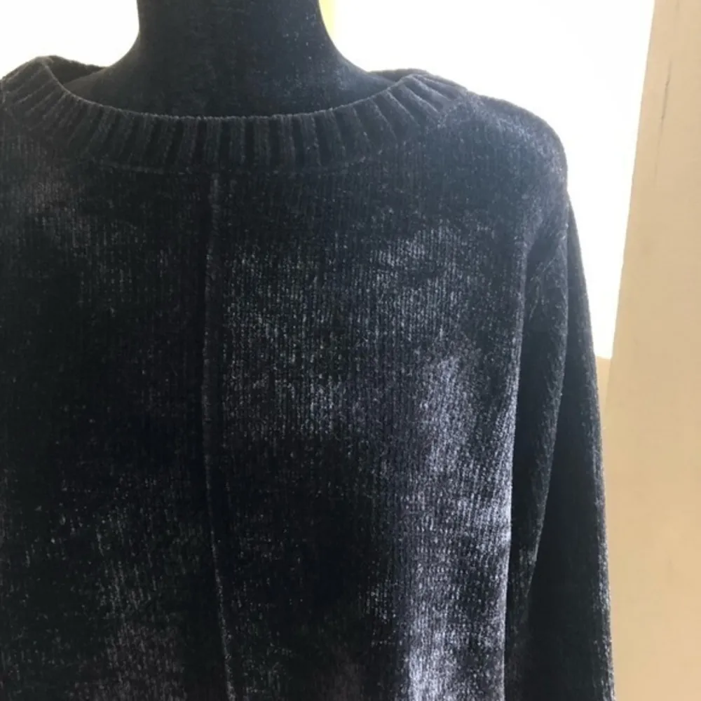 Style & Co. Black Texture Pullover Sweater sz XL - Image 3