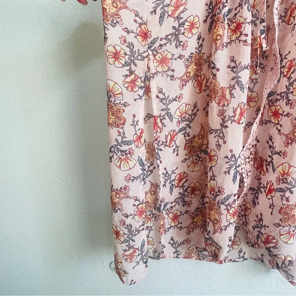 Beautiful bohemian style tunic with drawstring belt - Image 3