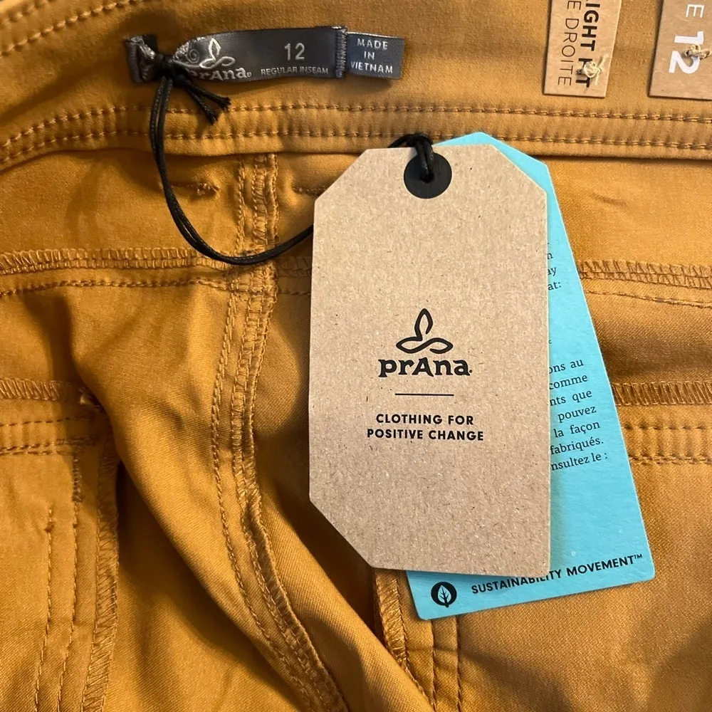 PRANA Halle Straight Reg Inseam Pants in Earthbound Size 12 NWT - Image 9