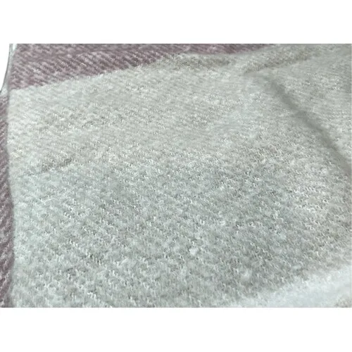 Gentle Fawn Huntington Scarf Wrap Pink Cream 100% Polyester Fringed 82" x 15 - Image 6