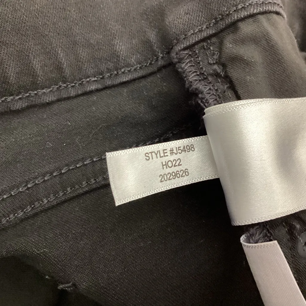 J. Crew 8" Mid Rise Skinny Black Jeans Size 31 - Image 8