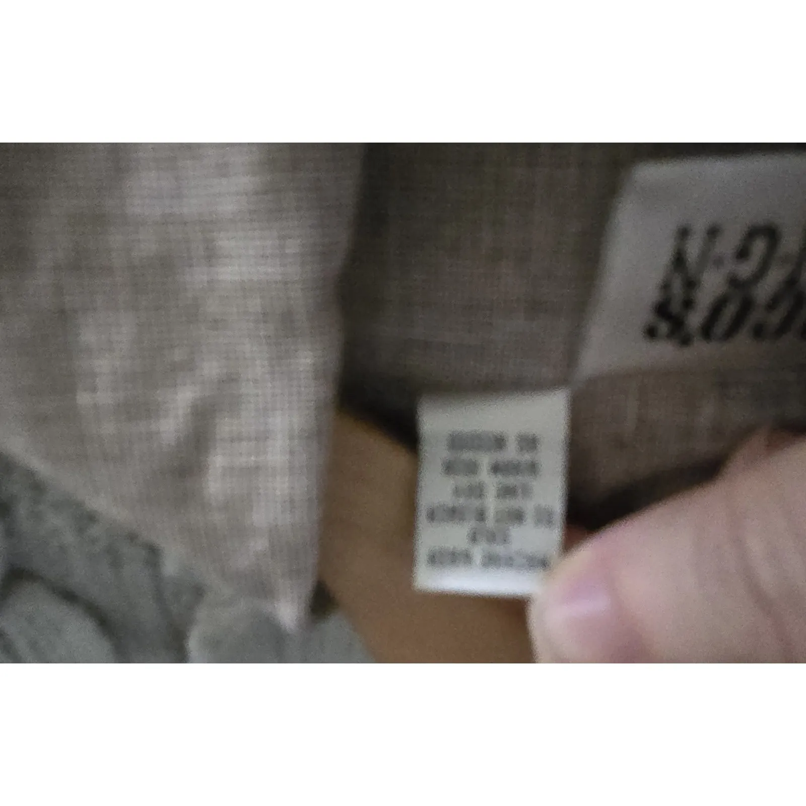 Chico's Design Button Women's Medium 1 Brown Long Sleeve Collared Linen Blend‎ - Image 4