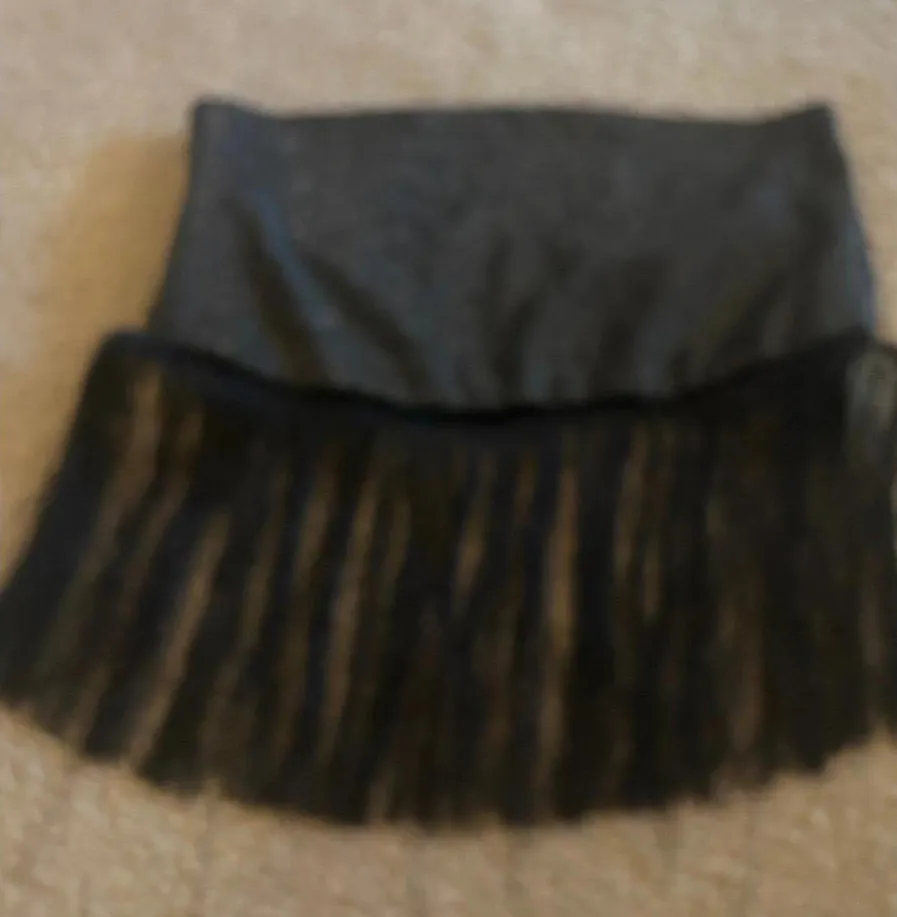 Top shirt crop top size large part fun Black - Image 2