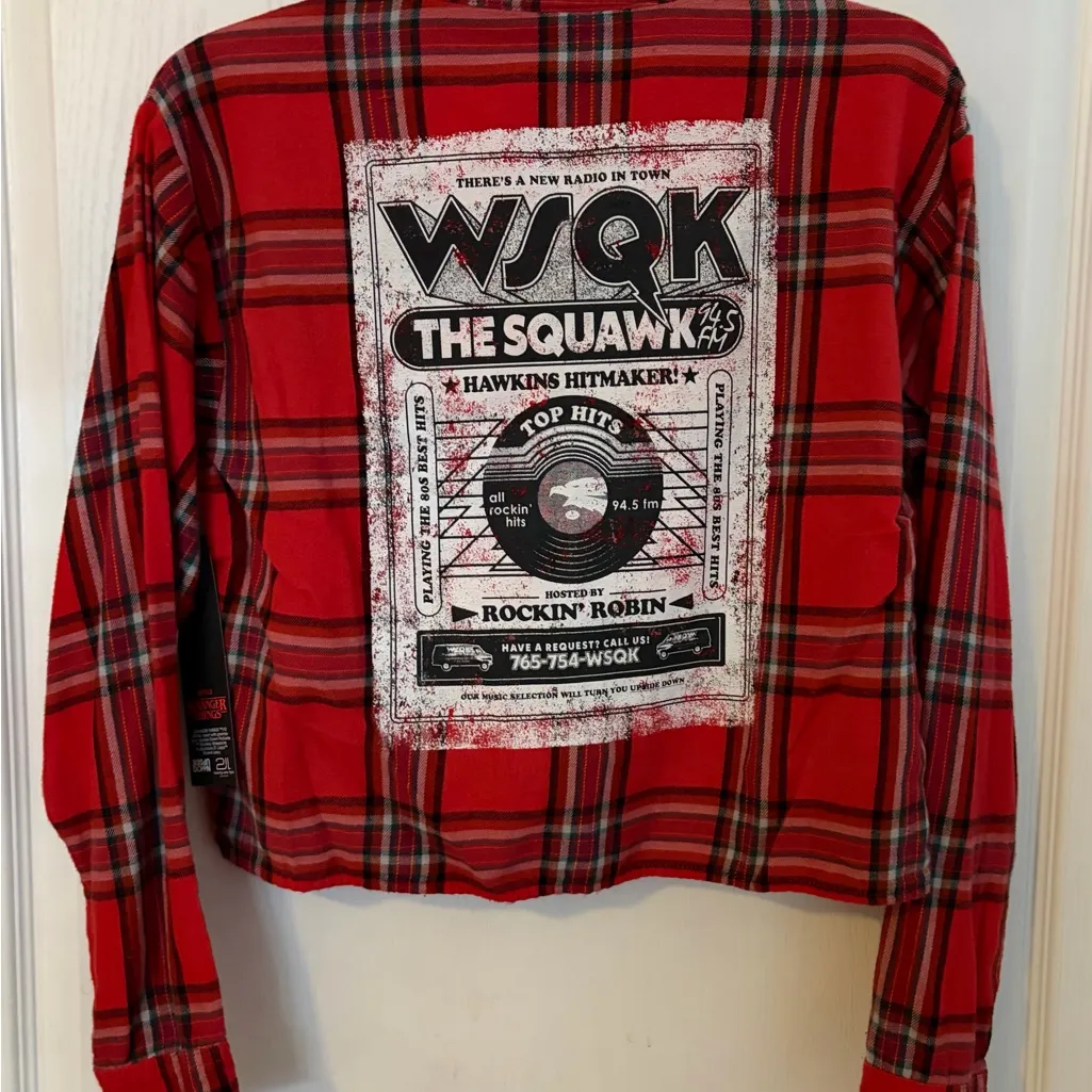 Netflix Red Plaid Shirt - Image 4