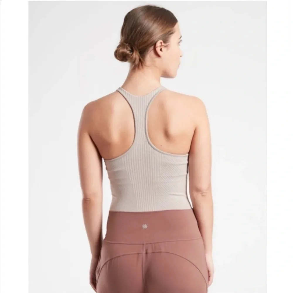NWT Athleta Recharge Bodysuit in Grey Heather Size XS - Image 2