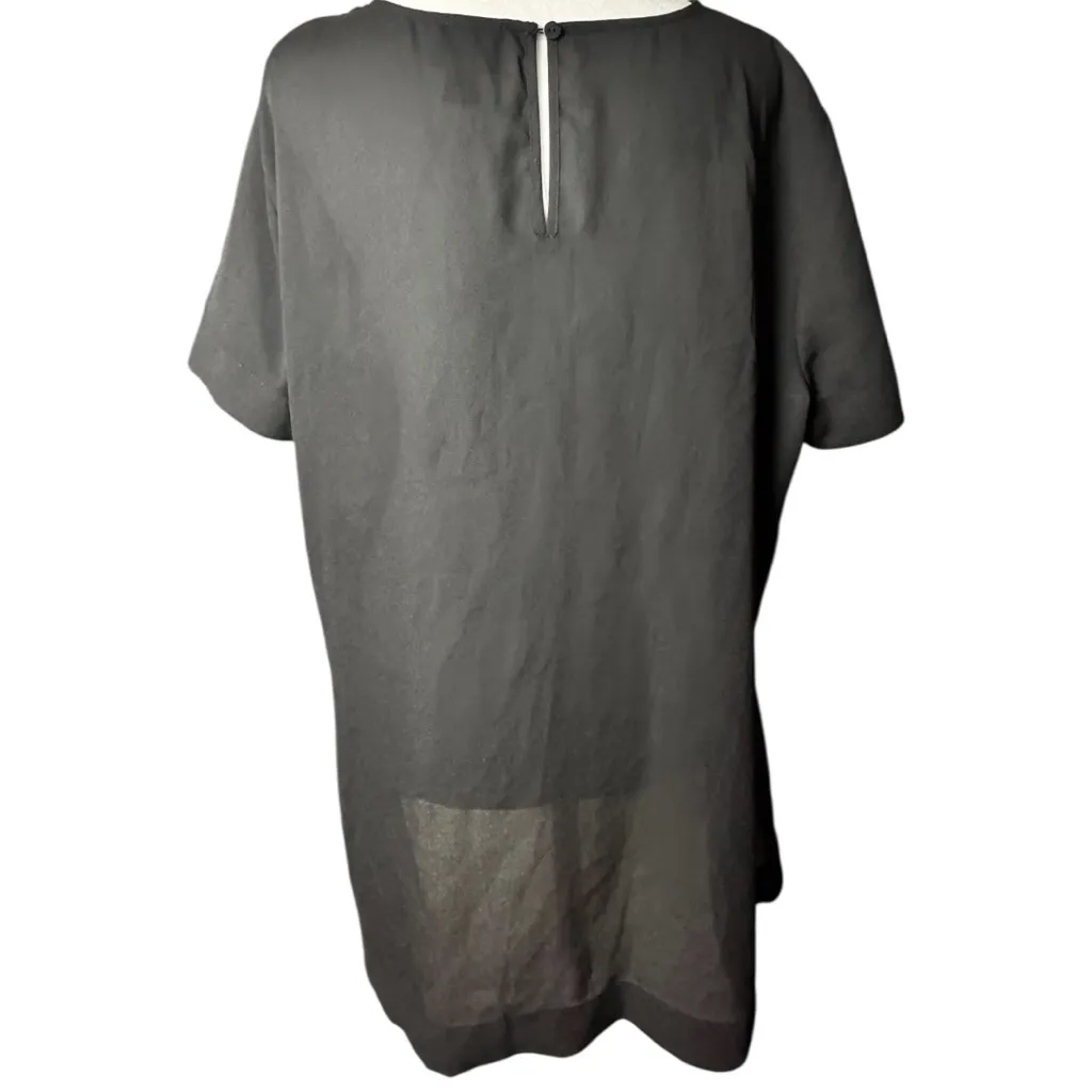 Worthington Women's Classic Black Lightweight Women's Top Sz L - Image 3