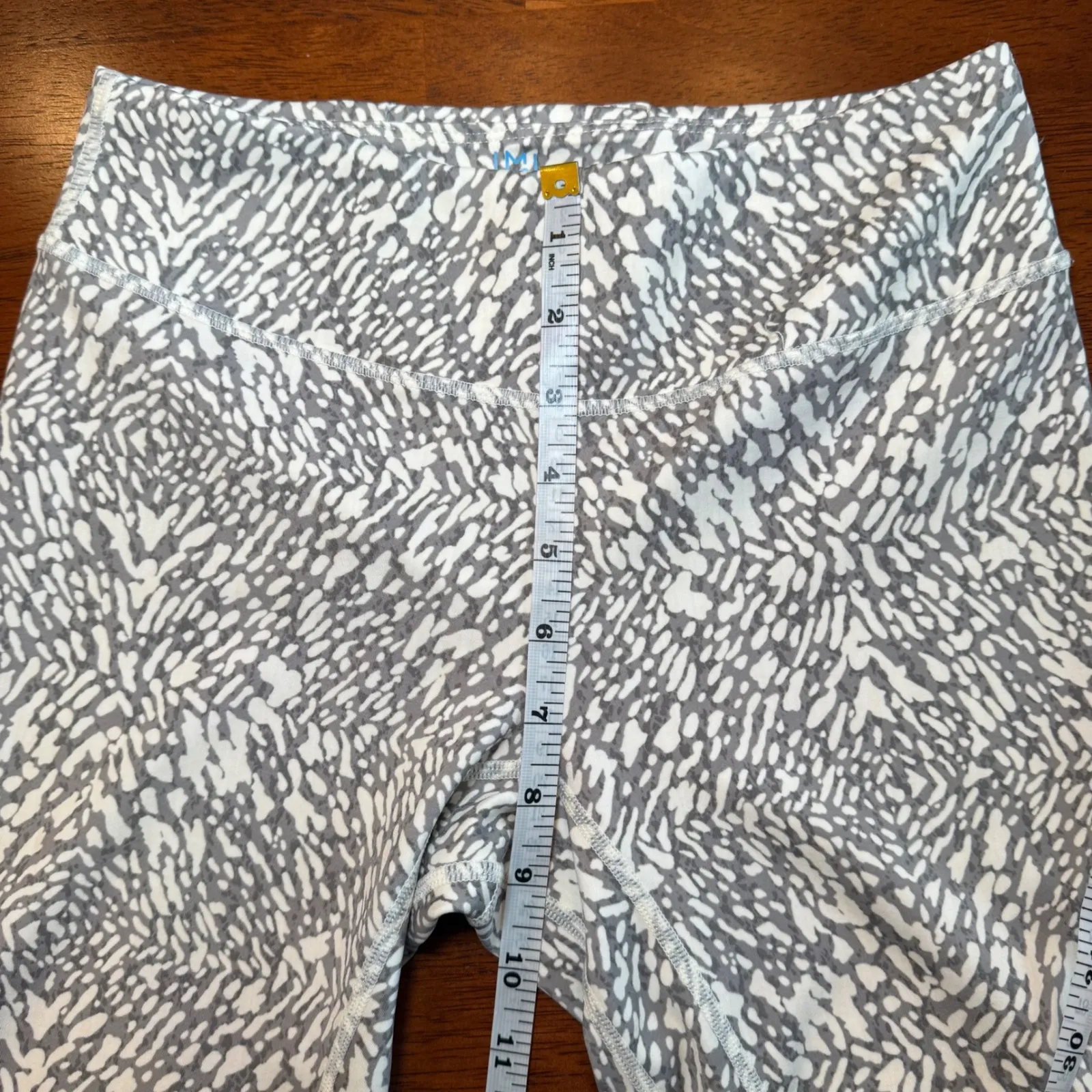 J McLaughlin Libby Leggings Grey Cream Catalina Beatriz‎ Spot Size XS - Image 7