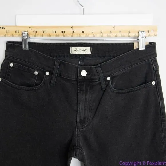 NEW Madewell The Low-Rise Perfect Vintage‎ Straight Jean in Lunar Wash, 30 - Image 9