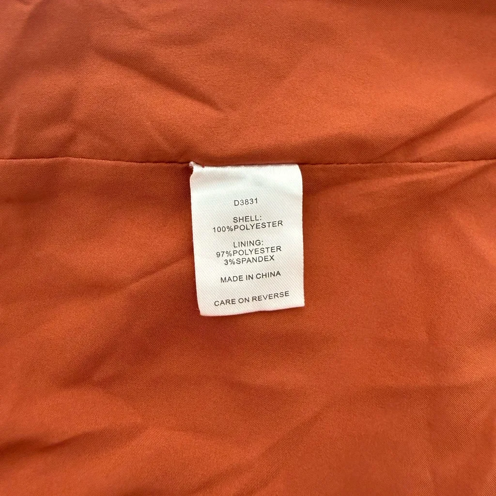 Alexia Admor Burnt Orange Long Sleeve Dress - Image 3