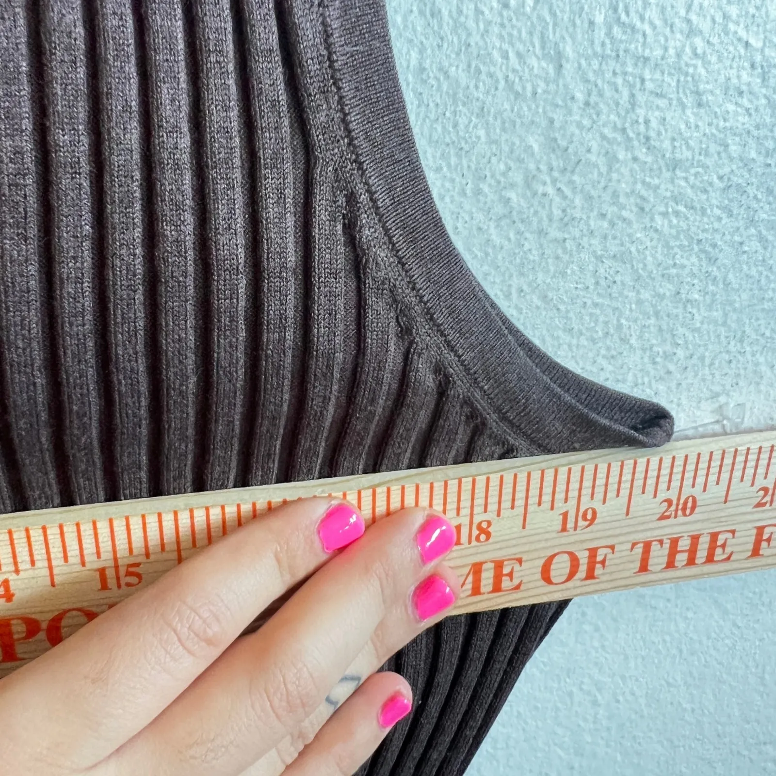 Vintage Beaded Tank Top Y2K 2000s Western Festival Coachella XL Brown - Image 9