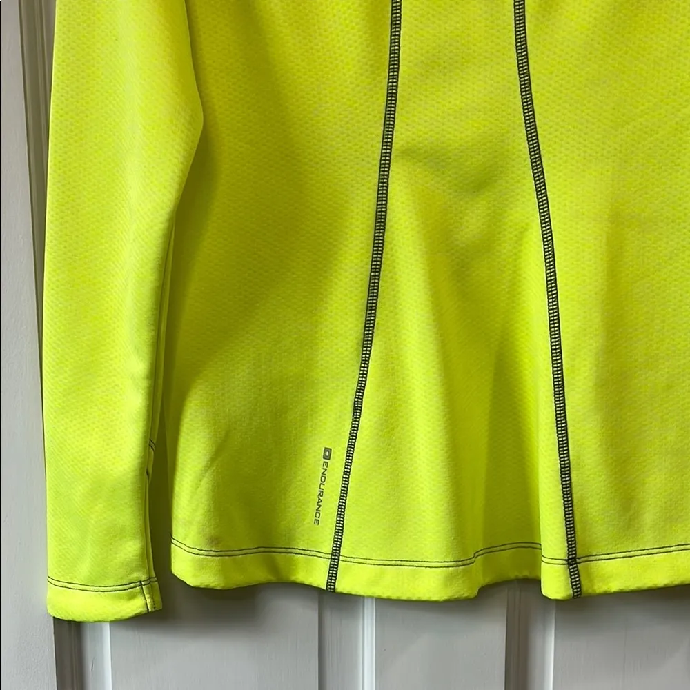 Ogio Neon Yellow Lightweight Jacket w/ Hood and Full Zipper - Image 10