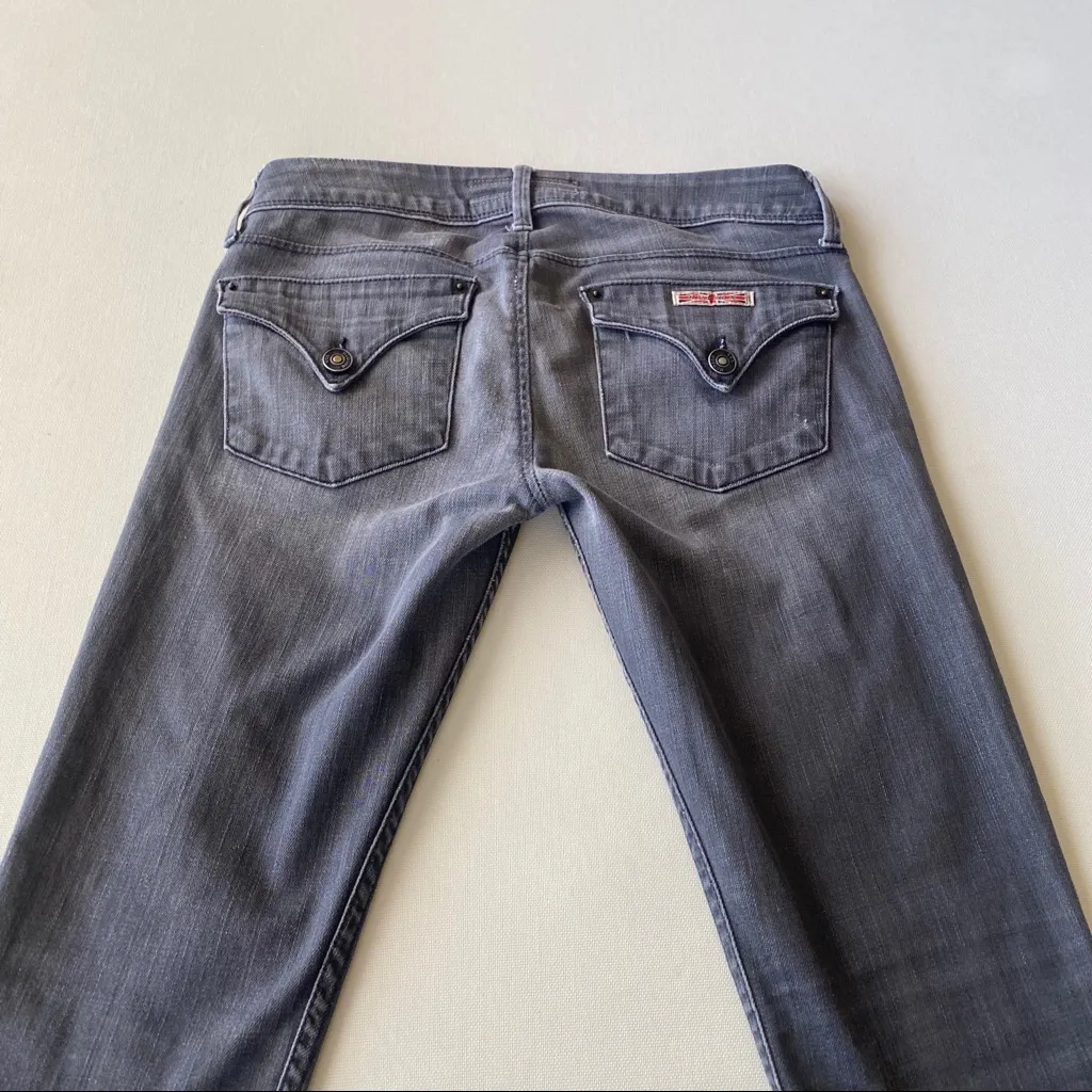 Hudson Jeans Gray Low Rise Skinny Jeans Size 26 - Image 7