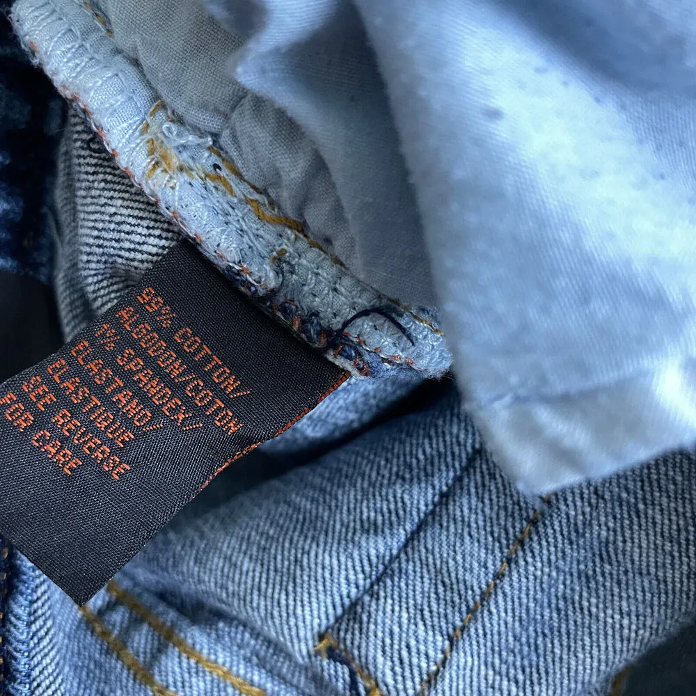 Vtg Dollhouse Low Rise Flare Jeans Embroider Phoenix Floral Y2K Boho 27" Size 5 - Image 8