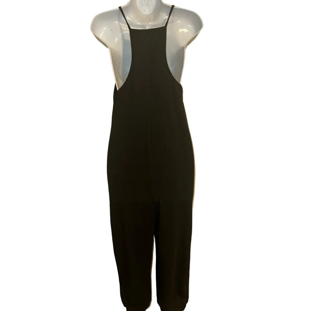 Black Spaghetti Strap Jumpsuit – Size M Size M - Image 2